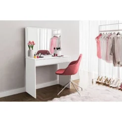 Virginia Vanity With Mirror White - Polifurniture 12 Virginia Vanity With Mirror White - Polifurniture -Baxton Furniture Store GUEST 67ac9c6d 4666 4f63 b18b 842fda9dec2d