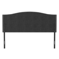 Full/Queen Provence Upholstered Arch Adjustable Tufted Headboard With Frame Glacier Gray Fabric - Hillsdale Furniture -Baxton Furniture Store GUEST 68317aac b0b2 4b2c bc36 042f676a365c