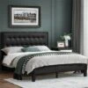 Yaheetech Upholstered Bed Frame With Button-Tufted Headboard 2 Yaheetech Upholstered Bed Frame With Button-Tufted Headboard -Baxton Furniture Store GUEST 69656260 f8a1 4493 a2c6 406c84f612c9