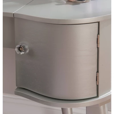 Paloma Vanity Set Silver - Linon 17 Paloma Vanity Set Silver - Linon - Image 15