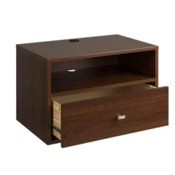 Floating 1 Drawer Nightstand With Open Shelf - Prepac 25 Floating 1 Drawer Nightstand With Open Shelf - Prepac -Baxton Furniture Store GUEST 6c6486af 7922 4d02 829f 669237436600