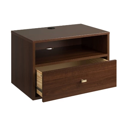 Floating 1 Drawer Nightstand With Open Shelf - Prepac 7 Floating 1 Drawer Nightstand With Open Shelf - Prepac - Image 5