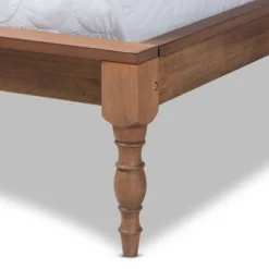 Romy Wood Bed Frame Ash Walnut - Baxton Studio -Baxton Furniture Store GUEST 6eddbe22 6fba 457b 9c7b be04d22ced56