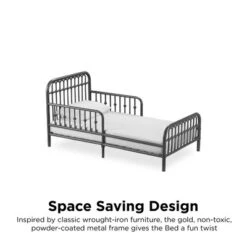 Little Seeds Monarch Hill Ivy Metal Toddler Bed -Baxton Furniture Store GUEST 7000f303 756c 48a1 9731 23e9cb344b4d