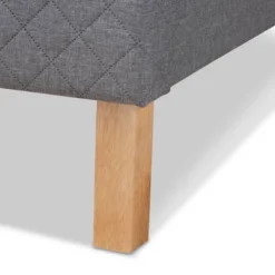 King Aneta Platform Bed Gray - Baxton Studio -Baxton Furniture Store GUEST 737c8bd6 af8f 4c01 bcd1 3e2641dc705e