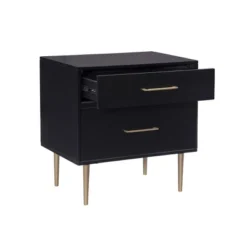 Gloria 2 Drawer Nightstand - Linon -Baxton Furniture Store GUEST 739bf5ab 4172 41fd b8f4 5de2a8a94b09