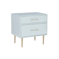 Gloria 2 Drawer Nightstand - Linon -Baxton Furniture Store GUEST 74473815 cdfb 481d a374 1689bb326445