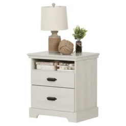 Avilla 2 Drawer Nightstand - South Shore -Baxton Furniture Store GUEST 74b77aab 6b64 4bbd 9bb6 db9f53b26c9f