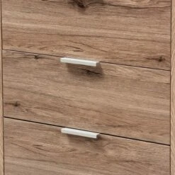 Laverne Modern And Contemporary Oak Finished 4 Drawer Chest Brown - Baxton Studio -Baxton Furniture Store GUEST 74c1a4a9 249a 492f 9f8c 1da79c993a5b