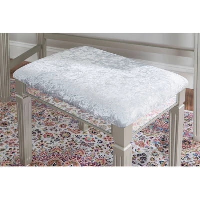 Madison Silver Vanity Set Silver - Linon 20 Madison Silver Vanity Set Silver - Linon - Image 18