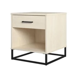 Kelly Nightstand Ivory Oak - Novogratz -Baxton Furniture Store GUEST 758a3558 e488 42d4 8034 28d50c70d68a