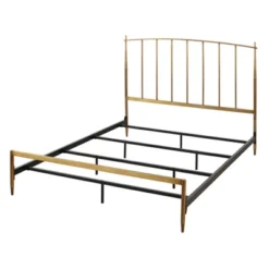 Queen Nina Metal Bed - Lifestorey -Baxton Furniture Store GUEST 77196690 8193 46f5 a57b ef087c1d92a7