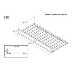 Twin XL Trundle Bed Espresso - AFI -Baxton Furniture Store GUEST 77bee7cf cf5b 4808 87bf 6c94fa7f93ab