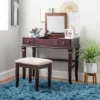 Home Angela Vanity Set Walnut - Linon 2 Home Angela Vanity Set Walnut - Linon -Baxton Furniture Store GUEST 781445e1 780f 4486 b5f7 113a69d11d2e