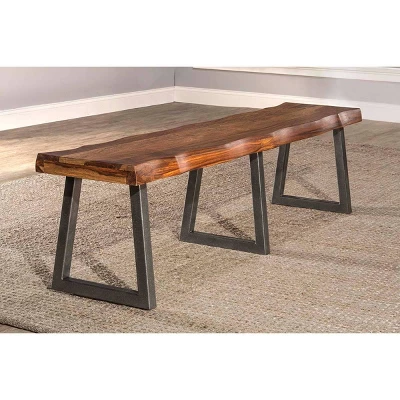 Emerson Bench Brown - Hillsdale Furniture 3 Emerson Bench Brown - Hillsdale Furniture