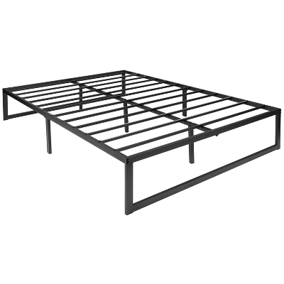 Merrick Lane 14 Inch Steel Bed Frame With Steel Slat Support For Any Mattress (No Box Spring Required) 15 Merrick Lane 14 Inch Steel Bed Frame With Steel Slat Support For Any Mattress (No Box Spring Required) - Image 13