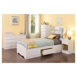 6 Drawers Astrid Dresser White - Prepac