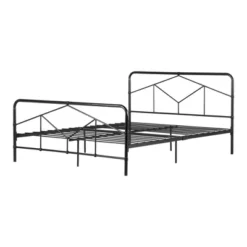 Sazena Geometric Metal Platform Bed - South Shore -Baxton Furniture Store GUEST 79d5a6f4 7389 44b5 b1ec de1a0bb83e20