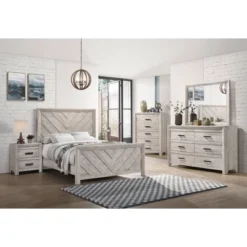 Keely Panel Bed White - Picket House Furnishings -Baxton Furniture Store GUEST 7ab768b5 8aff 4ee9 a5d5 647341fadd76