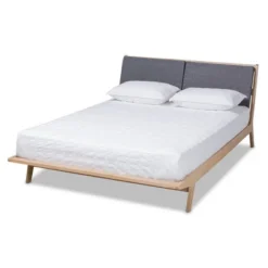 Emile Fabric Upholstered Platform Bed - Baxton Studio -Baxton Furniture Store GUEST 7b222119 d389 4932 86ff 4cc4389c125e