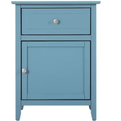 Passion Furniture Lzzy 1-Drawer Nightstand (25 In. H X 15 In. W X 19 In. D) -Baxton Furniture Store GUEST 7b3242b8 1813 46a0 a601 b98b9eef79a2