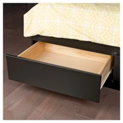 Mate's Platform 6 Drawer Storage Bed King Black - Prepac -Baxton Furniture Store GUEST 7c9b6e46 2574 4b50 bba2 035df5285406