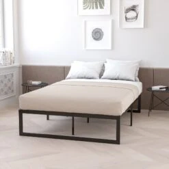 Flash Furniture 14 Inch Metal Platform Bed Frame With 10 Inch Pocket Spring Mattress In A Box (No Box Spring Required) 27 Flash Furniture 14 Inch Metal Platform Bed Frame With 10 Inch Pocket Spring Mattress In A Box (No Box Spring Required) -Baxton Furniture Store GUEST 7d80bac2 0f26 4c7e adfb a582fe7bb60e