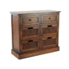 Large Wooden 6 Drawer Side Chest Brown - Olivia & May -Baxton Furniture Store GUEST 7d9803ba d1cb 43b4 b6b3 03941e1bb901