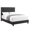 Emery Upholstered Queen Platform Bed Charcoal Black - Picket House Furnishings -Baxton Furniture Store GUEST 7e639eb5 d490 4dda b313 0e4210b7f92d