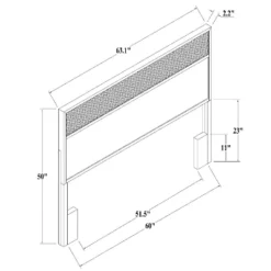 Wood & Cane Transitional Headboard - Hearth & Hand™ With Magnolia -Baxton Furniture Store GUEST 80627b94 92e4 48a9 a766 37f507ba73be