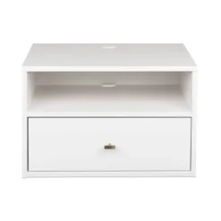 Floating 1 Drawer Nightstand With Open Shelf - Prepac 38 Floating 1 Drawer Nightstand With Open Shelf - Prepac -Baxton Furniture Store GUEST 8396960b 13d9 4fff b414 94be430806a9