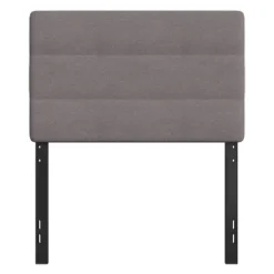 Merrick Lane Headboard With Tufted Upholstery And Powder Coated Metal Frame -Baxton Furniture Store GUEST 83cf3994 f52d 4cc6 9d21 a3aba3ec3ba7