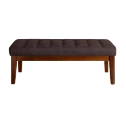 Claire Tufted Upholstered Bench - Adore Decor -Baxton Furniture Store GUEST 854517e9 2f97 4a1e 8cb5 b722b155e030