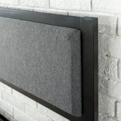 Korey Platform Metal Bed Frame With Upholstered Headboard Black - Zinus -Baxton Furniture Store GUEST 8568dc1f 54ca 4da8 a4ed e429e63e1ab2