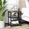 Costway 2 PCS 3-Tier Side End Table With Adjustable Mesh Shelf Narrow Nightstand 2 Costway 2 PCS 3-Tier Side End Table With Adjustable Mesh Shelf Narrow Nightstand -Baxton Furniture Store GUEST 86a47f7f 79ac 4bac a2b8 ab53cc557efa