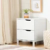 Kanagane 2 Drawer Nightstand Pure White - South Shore -Baxton Furniture Store GUEST 879b6ea3 e696 4526 9447 f935fd985f3c