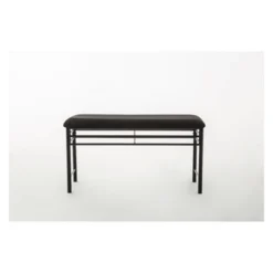 2pc Gareth Breakfast Nook Dining L Chair & Bench Black ( ) - Boraam -Baxton Furniture Store GUEST 884eccef 62c1 4fa9 adc5 dcfbdae9762b