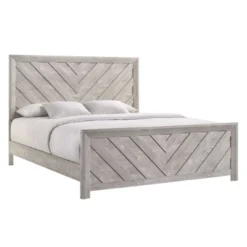 Keely Panel Bed White - Picket House Furnishings -Baxton Furniture Store GUEST 886edba1 fe3e 4e1c 951b bed254315455