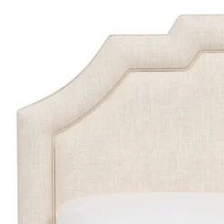 Axel Notched Bordered Headboard Linen - Skyline Furniture -Baxton Furniture Store GUEST 88f8dd68 0888 4abd 9818 a86cb873db7d