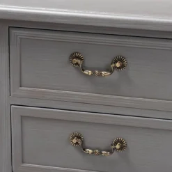 3 Drawer Capucine Finished Wood Nightstand Gray - Baxton Studio -Baxton Furniture Store GUEST 8aa2f1ae 9883 4339 adee 04a8e11bb2d2