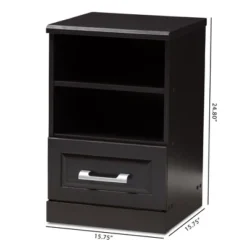 Odelia Modern And Contemporary Finished 1 Drawer Nightstand Dark Brown - Baxton Studio 17 Odelia Modern And Contemporary Finished 1 Drawer Nightstand Dark Brown - Baxton Studio -Baxton Furniture Store GUEST 8bafdac2 ce33 4d4f 9641 1b40b2b74f87