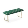Maritza Lisa Retro Pink Leaf Pattern Bench Green - Deny Designs -Baxton Furniture Store GUEST 8cbc0284 26c7 434a a72d 100655d9daeb