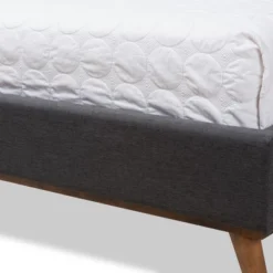 Valencia Mid - Century Modern Fabric Platform Bed - Baxton Studio 15 Valencia Mid - Century Modern Fabric Platform Bed - Baxton Studio -Baxton Furniture Store GUEST 8f9ec665 8a3d 4599 8340 0e9dda71a793