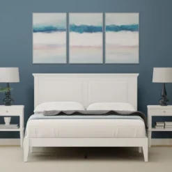 Glenwillow Home Cottage Style Solid Wood Platform Bed