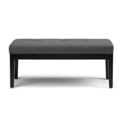 43" Abbey Tufted Ottoman Benches - Wyndenhall -Baxton Furniture Store GUEST 915872dd 1331 43aa 8aea 89b1def11c52