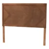 Queen Size Terrian Wood Headboard Ash Walnut - Baxton Studio