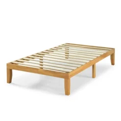 Moiz 14" Wood Platform Bed Frame Natural - Zinus -Baxton Furniture Store GUEST 964a6f75 14a3 4bfe b826 9d9931cb25e6