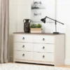 Plenny 6 Drawer Double Dresser White Wash/Weathered Oak - South Shore 1 Plenny 6 Drawer Double Dresser White Wash/Weathered Oak - South Shore -Baxton Furniture Store GUEST 971a0a65 d0eb 4226 86fb 3463a736f63a
