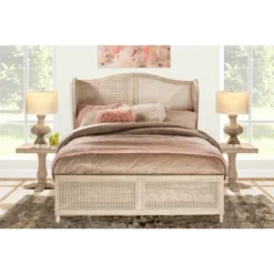 Sausalito Bed Set With Side Rail Included White - Hillsdale Furniture -Baxton Furniture Store GUEST 97fb72d7 8431 46c5 9a77 aa7ec6836537