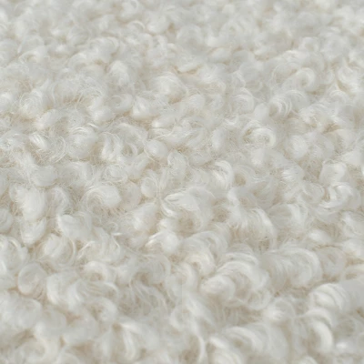 Kaia 47" Minimalist Aesthetic Look Teddy Waterfall Upholstered Bench-The Pop Maison 9 Kaia 47" Minimalist Aesthetic Look Teddy Waterfall Upholstered Bench-The Pop Maison - Image 7